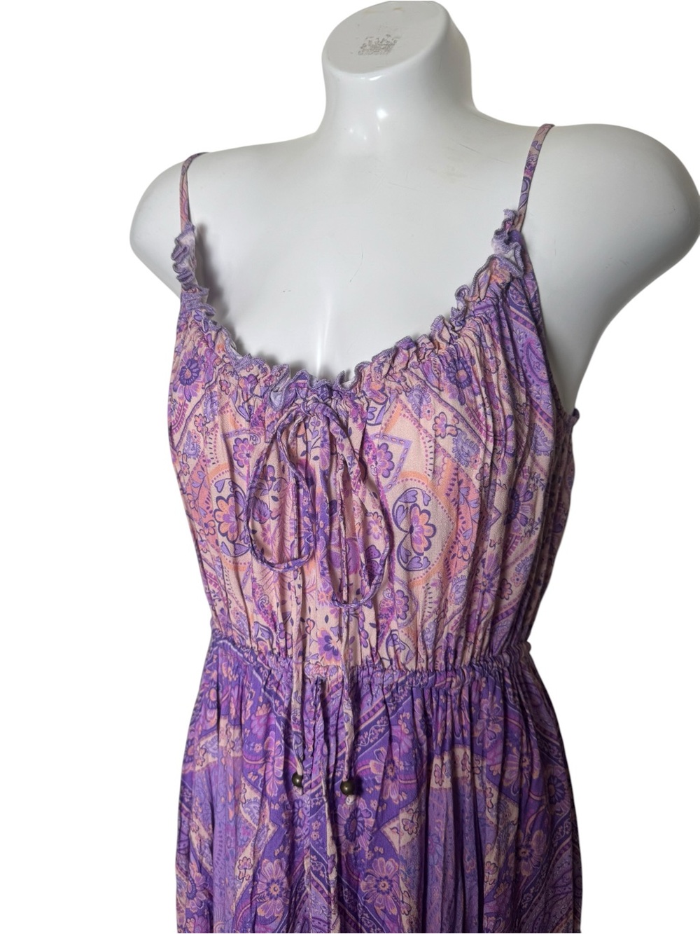 Spell & The Gypsy Collective Farrah Kerchief Sundress in Lilac - Picture 7 of 14